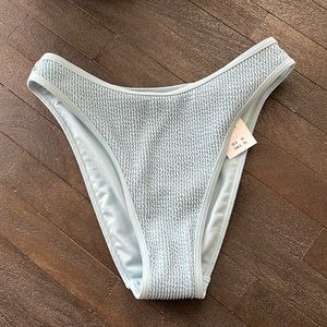 Abercrombie | Mid-Rise High-Leg Moderate Bottom Blue